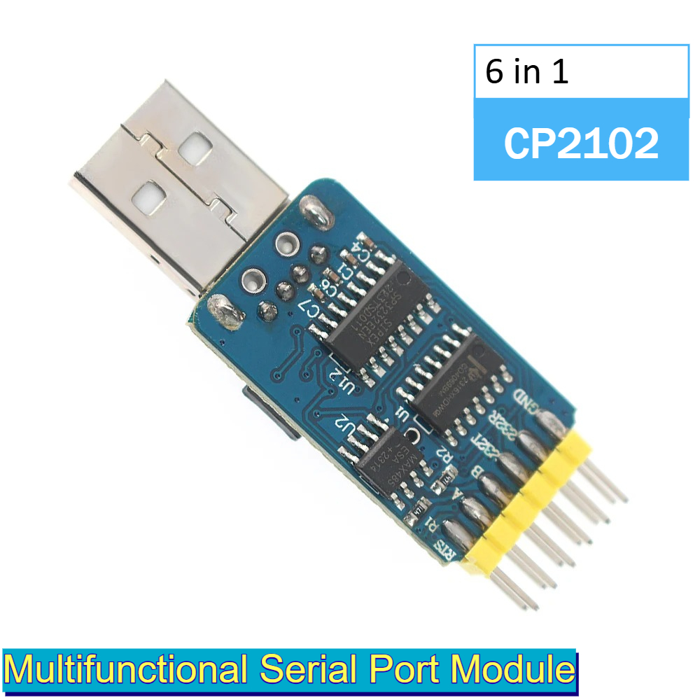 Level Shifter 3.3V - USB-последовательный адаптер 6 в 1, CP2102,