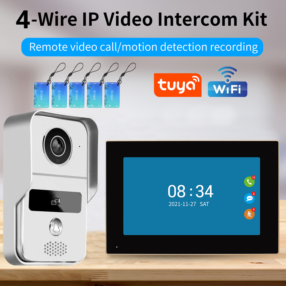 Smart Doorbell Wired - KW02 Wi-Fi видеодомофон 1080P дверная камера