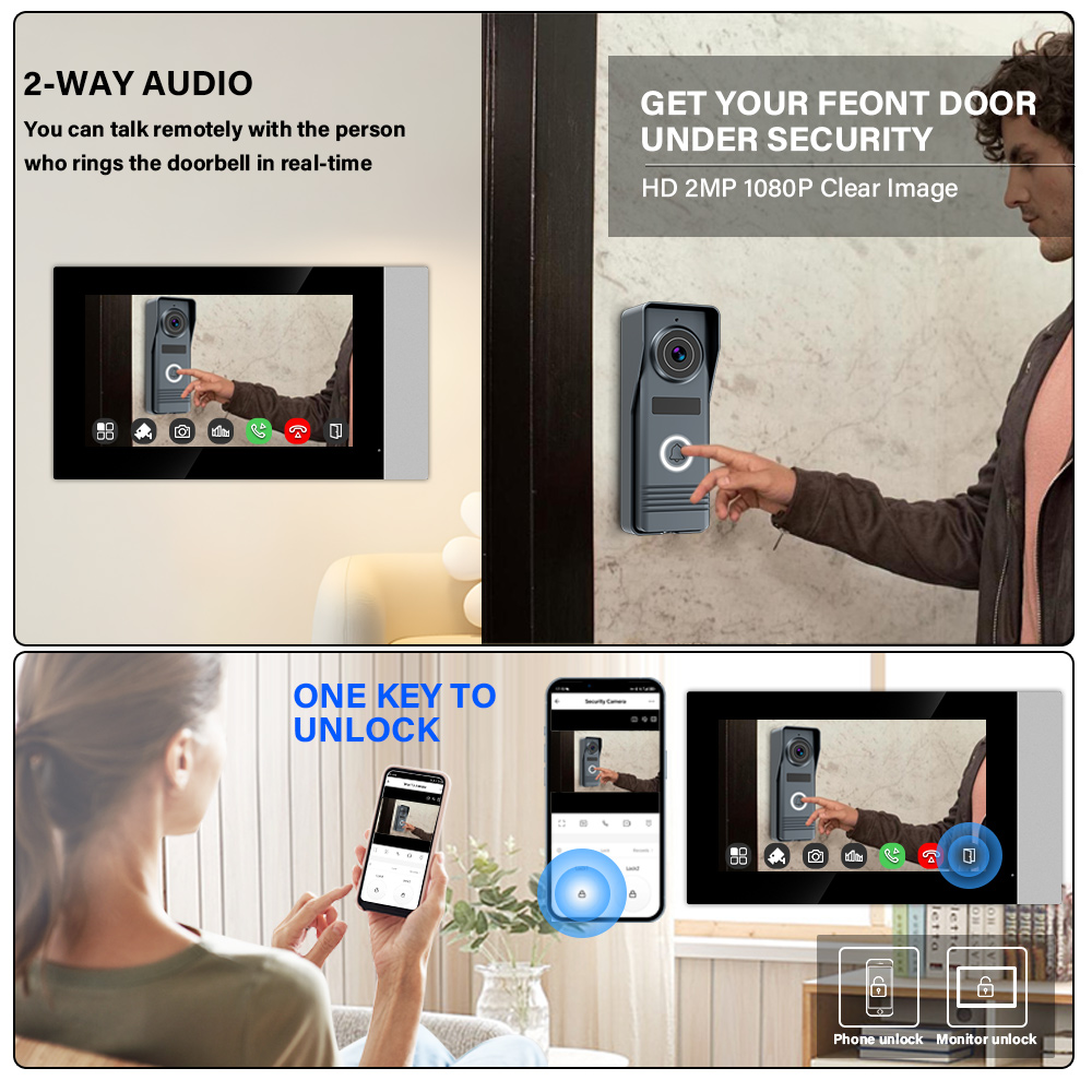 Двухпроводная Wi-Fi видеодомоф – обзор и цена Smart Doorbell Wired
