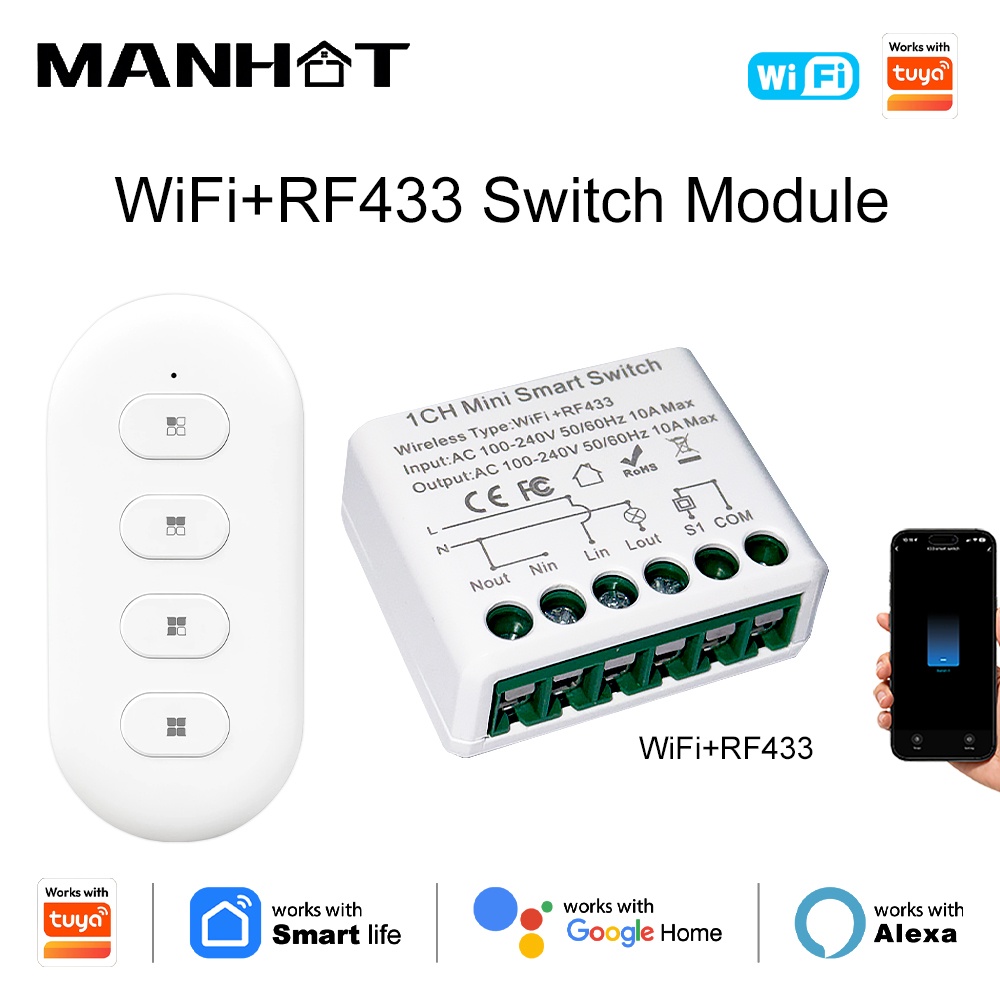 Умные выключатели света Tuya W – обзор и цена Smart Home Automation Diy