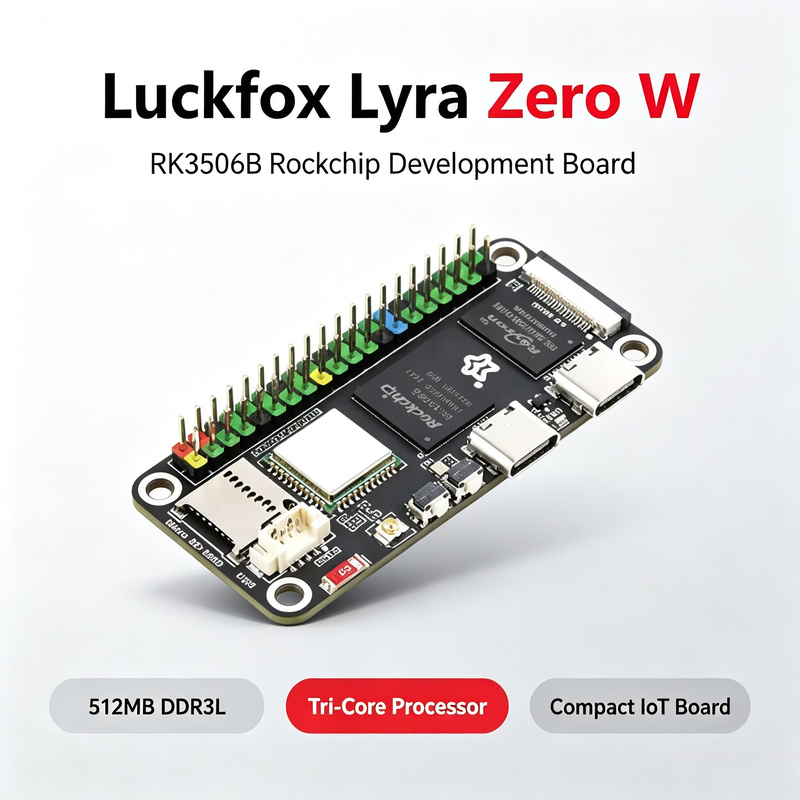 Плата Luckfox Lyra Zero W RK35 – обзор и цена Pi Zero W Board