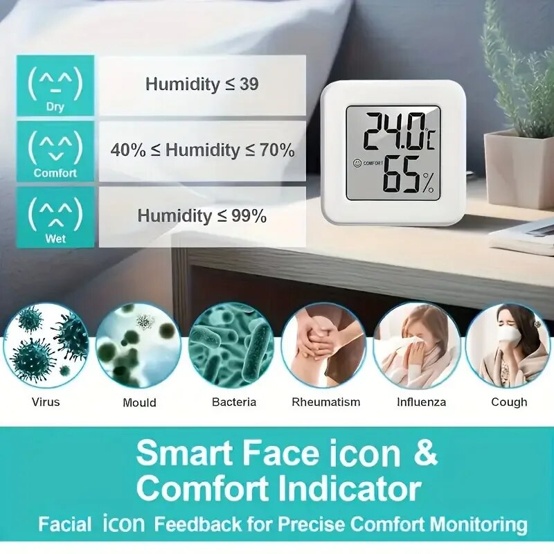 Цифровой гигрометр-термометр,  – обзор и цена Temperature Humidity Sensor