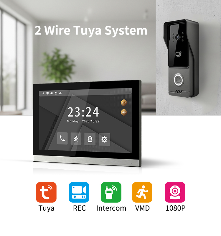 Двухпроводная видеодомофонная  – обзор и цена Smart Doorbell Wired