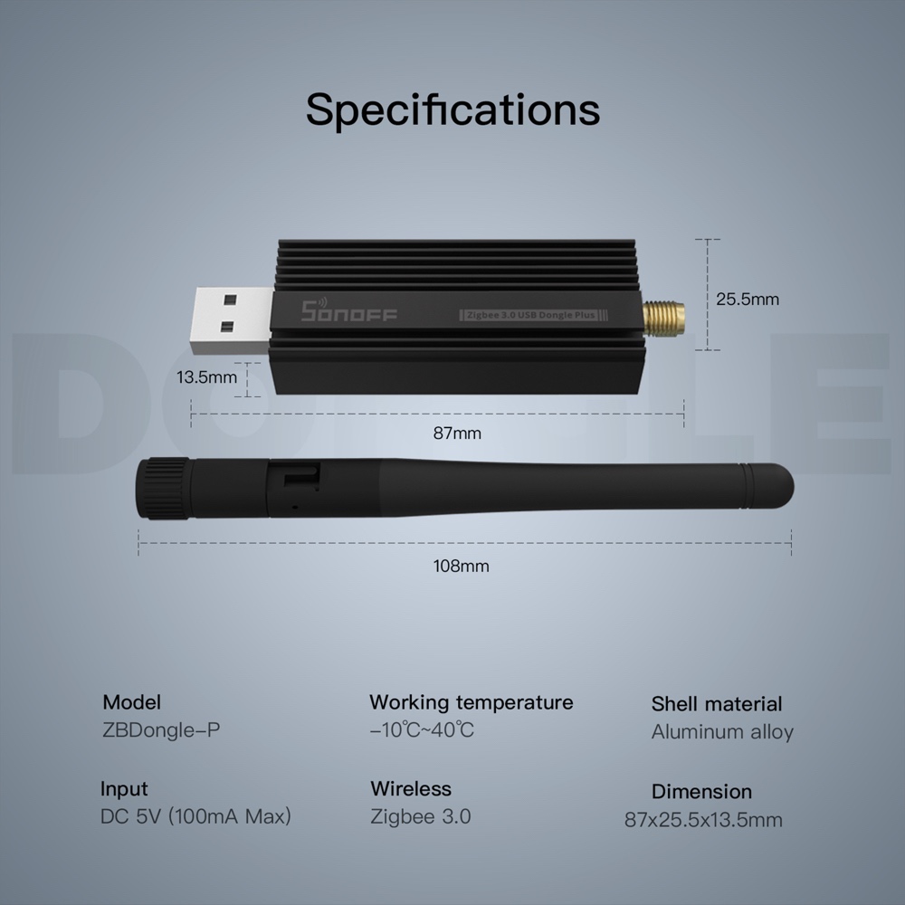 SONOFF Zigbee Gateway 3.0 ZBDo – обзор и цена Zigbee Coordinator Stick