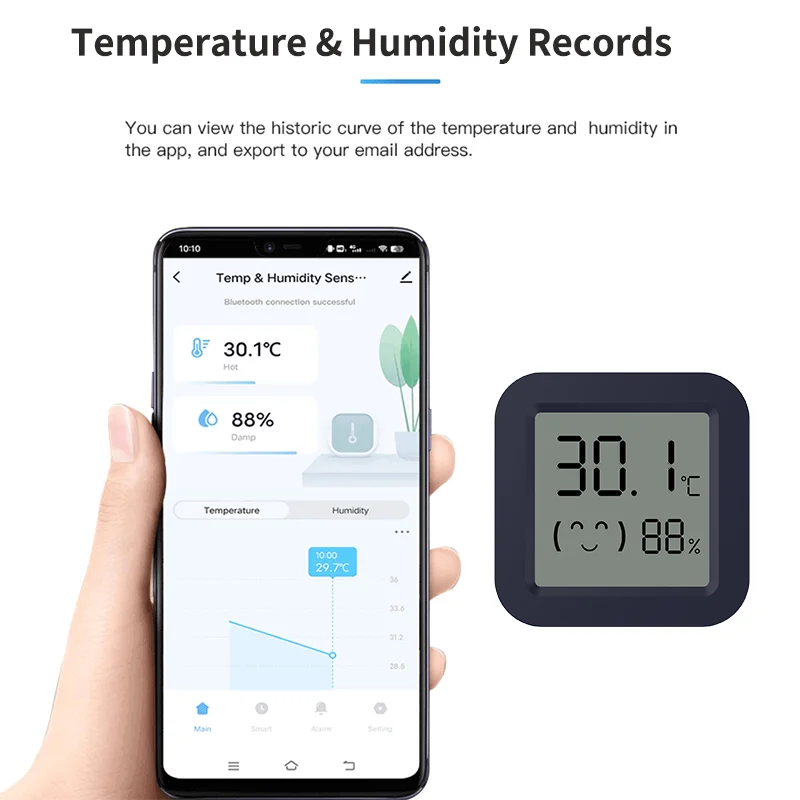 Мини-умный термометр-гигрометр – обзор и цена Temperature Humidity Sensor
