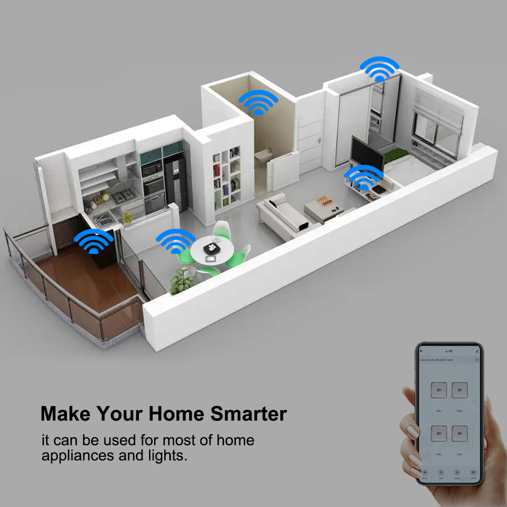 4-канальный модуль Wi-Fi/Zigbe – обзор и цена Smart Home Automation Diy