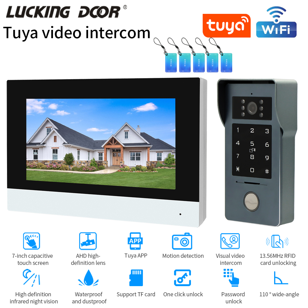 Tuya Wi-Fi 7/10-дюймовый компл – обзор и цена Smart Doorbell Wired