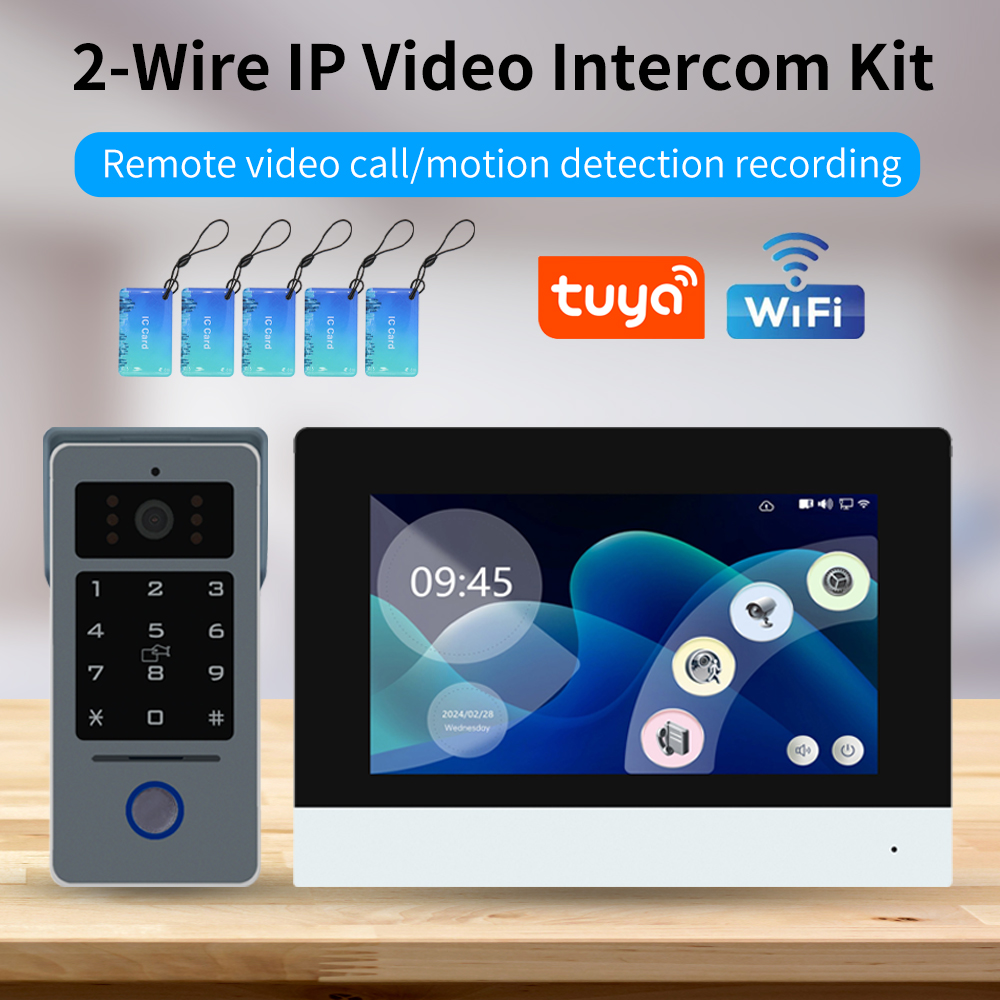 Tuya Wi-Fi 7/10-дюймовый компл – обзор и цена Smart Doorbell Wired