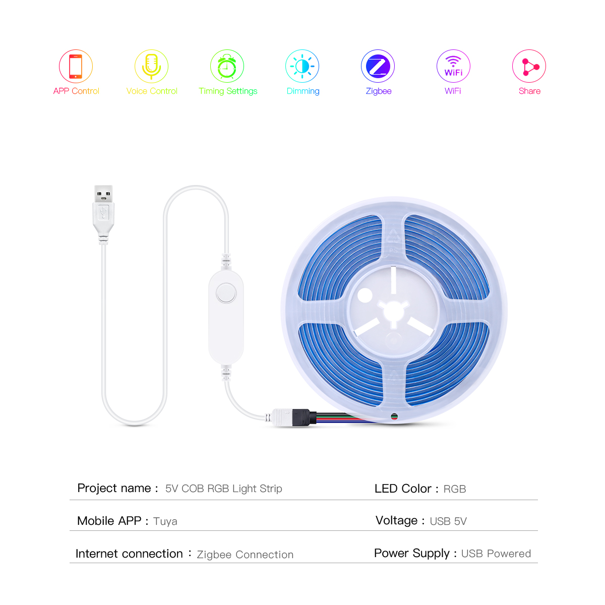 Светодиодная лента ZigBee Smar – обзор и цена Zigbee Coordinator Stick