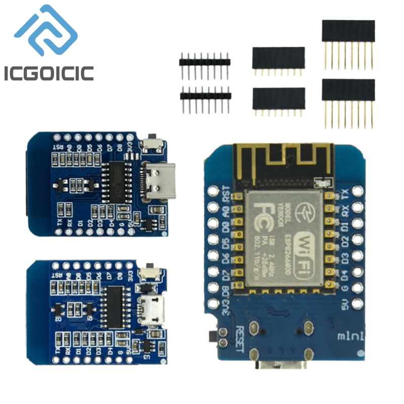 D1 Mini-Mini NodeMcu 4M Bytes  – обзор и цена Esp8266 Nodemcu Board