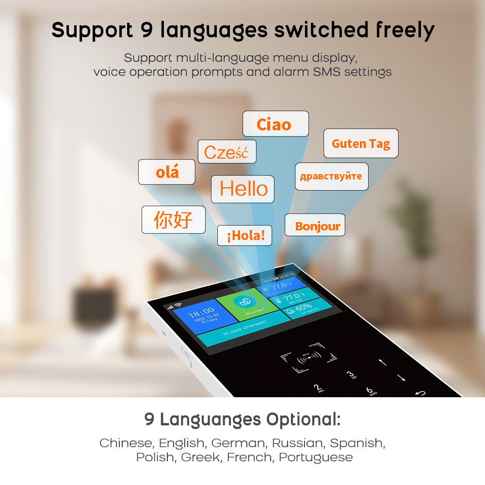 Система сигнализации 4G GSM Wi – обзор и цена Smart Home Automation Diy